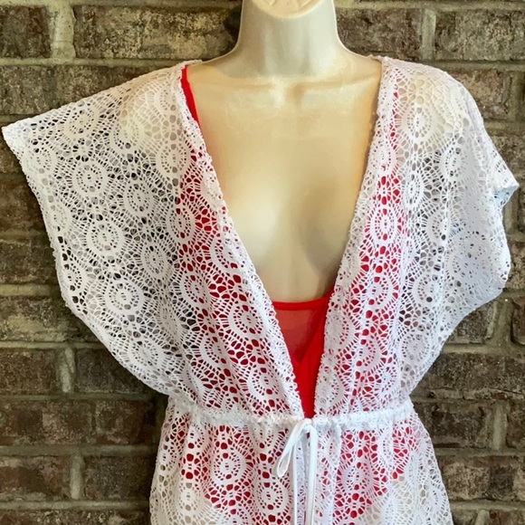 4👗👚🩳👖👙X 20 ARUBA BLUE swimsuit cover up dress size L - Picture 5 of 7